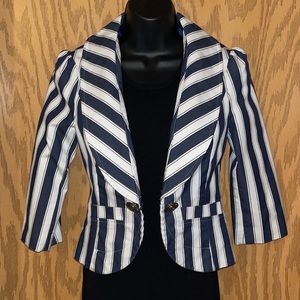 Pinstriped Blazer